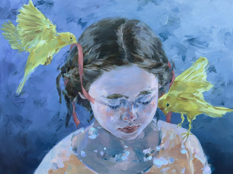 笠井麻衣子（Maiko Kasai）個展「カナリア鳴く夜」