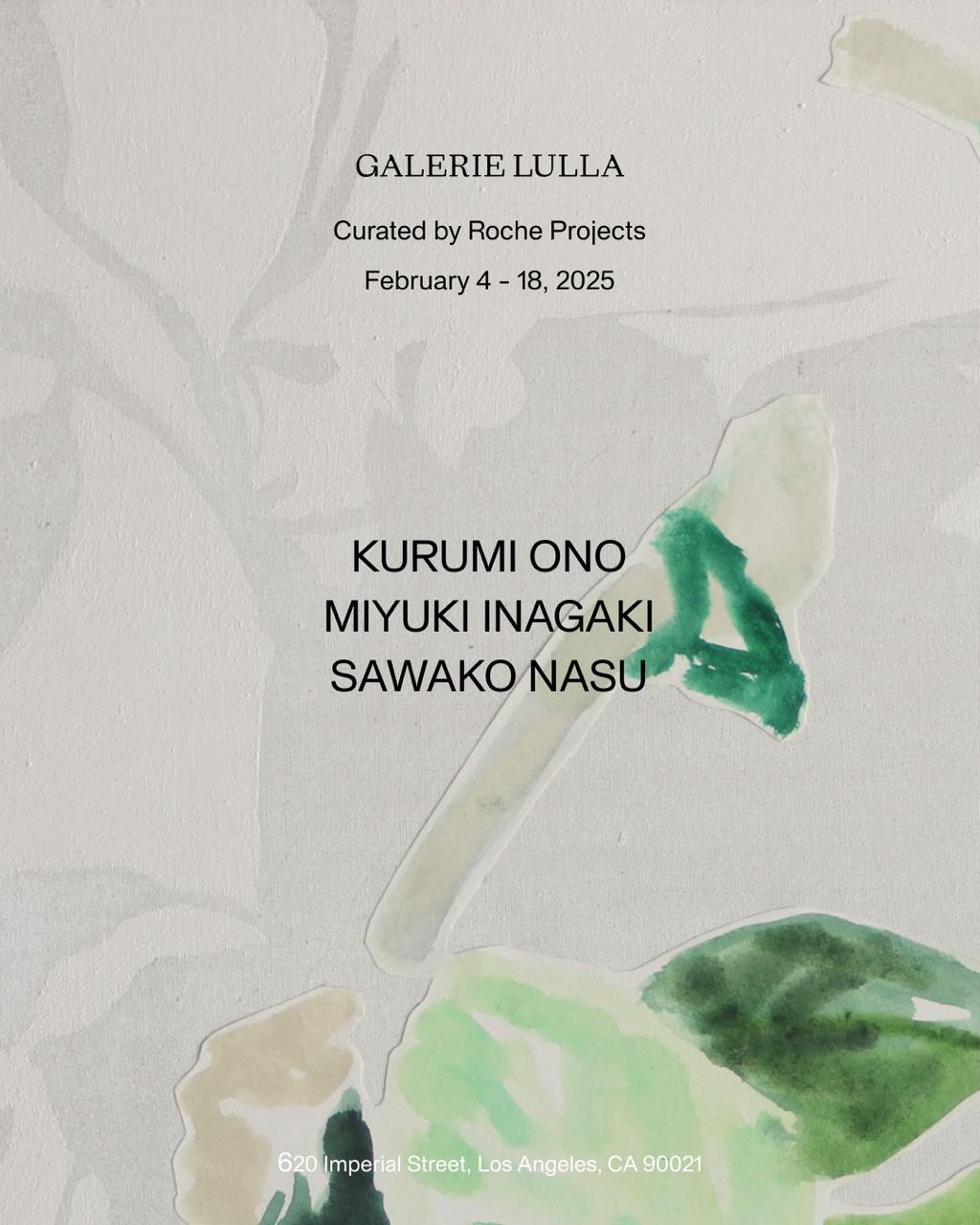 【NEWS】那須佐和子（Sawako Nasu）グループ展参加のご案内〜「Roche Projects Group Exhibition」Galerie Lulla（LA）