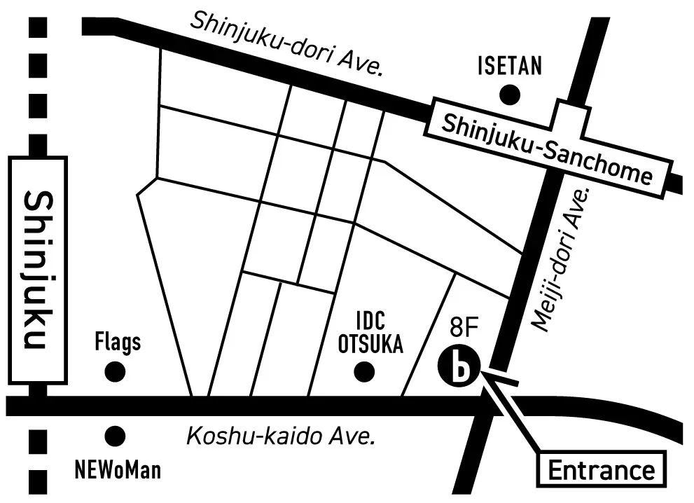 Shinjuku access map